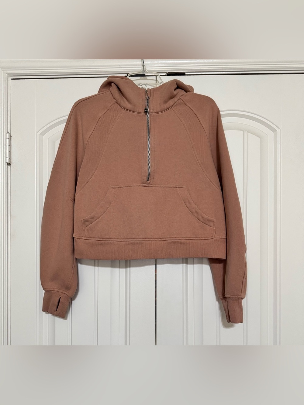 Lululemon Scuba Oversized Half-Zip Hoodie in Pink Clay XS/S